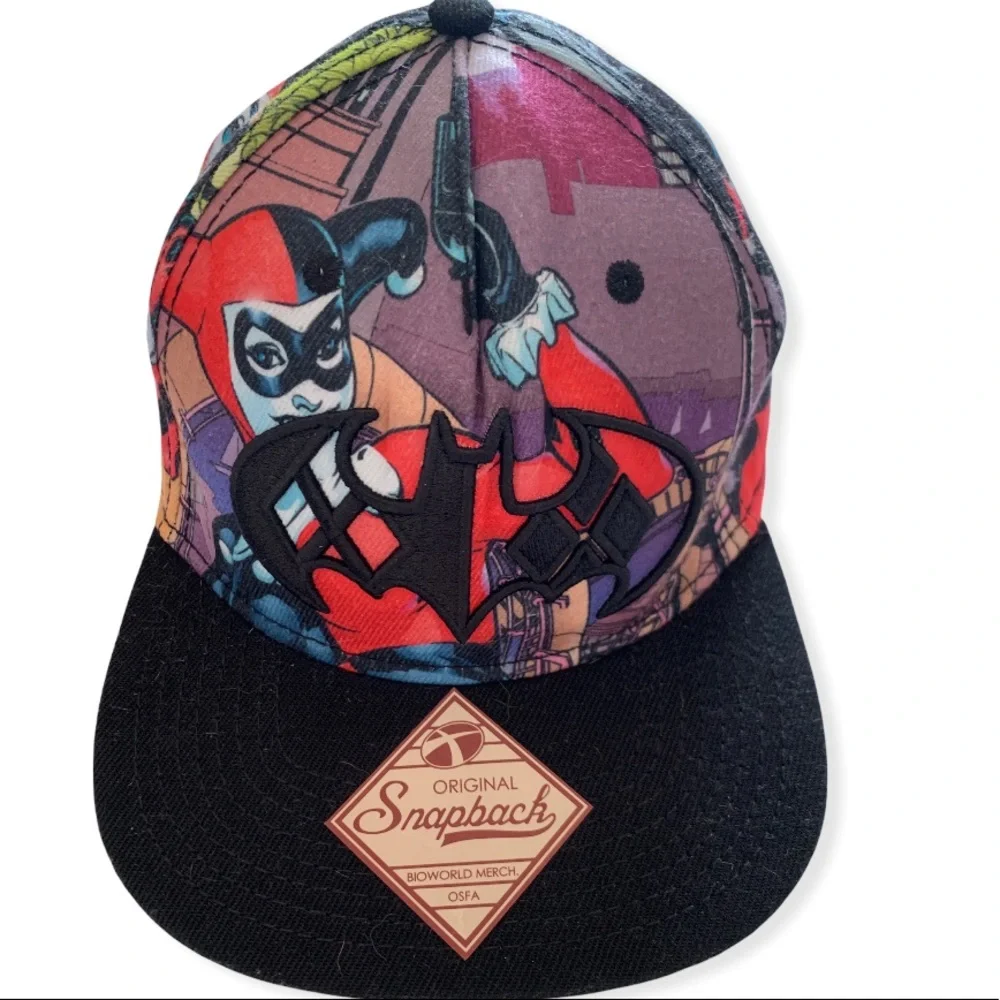 Harley Quinn Sublimation Print SnapBack Cap - Picture 1 of 9